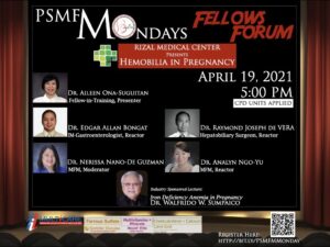 PSMFM Mondays: Rizal Medical Center Fellows Forum