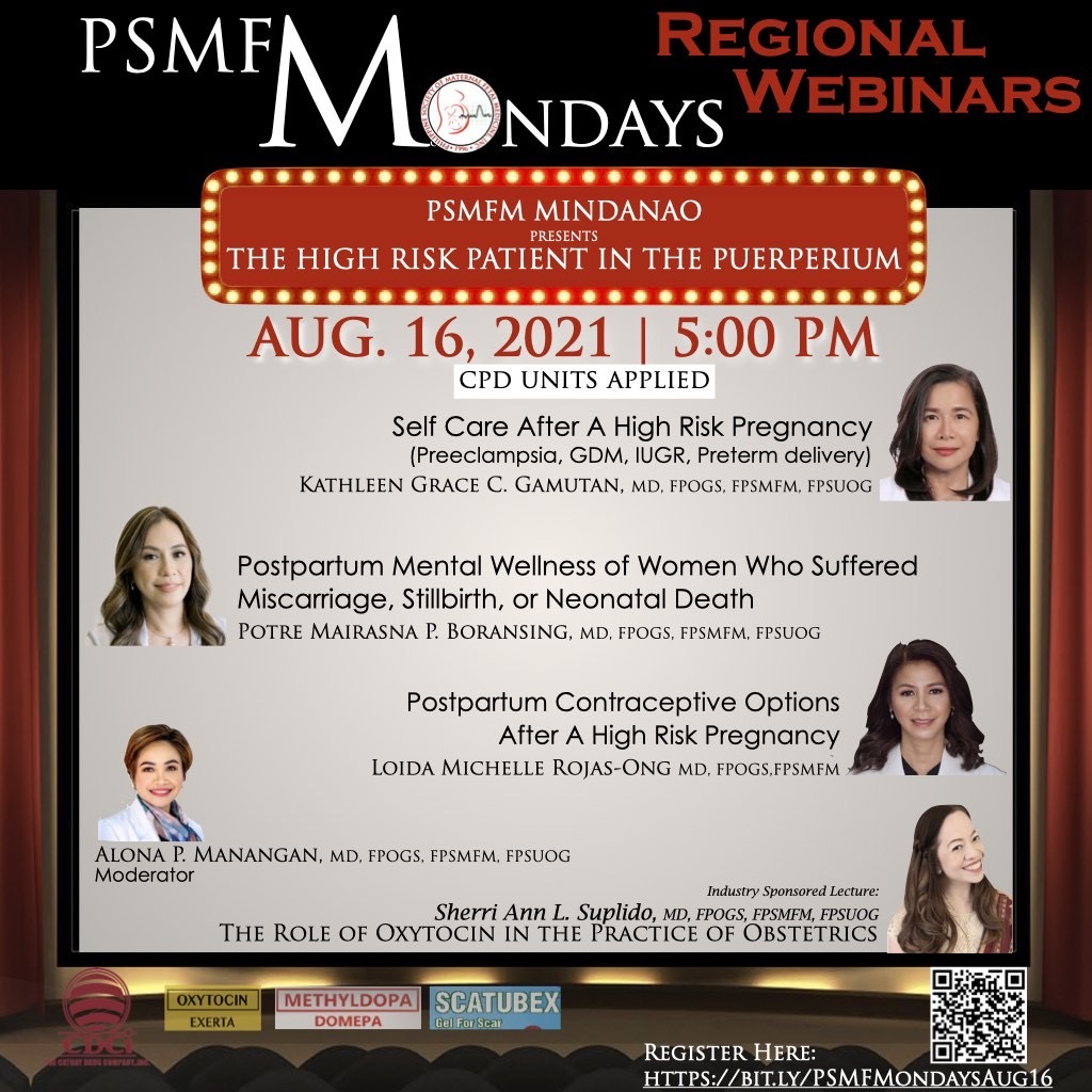 PSMFM Mondays: Regional Webinars featuring PSMFM Mindanao