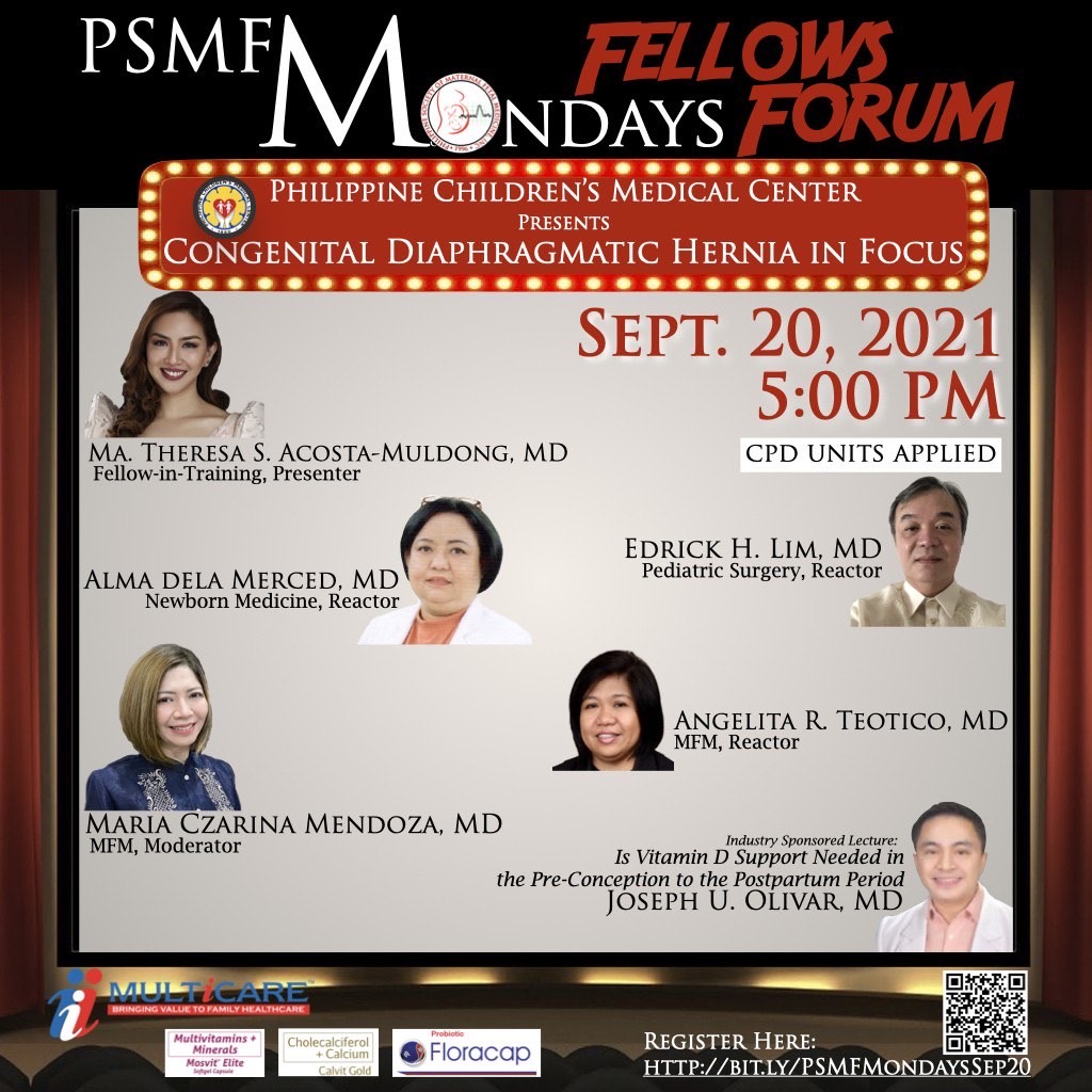 PSMFM Mondays: Philippine Children’s Medical Center Fellows Forum