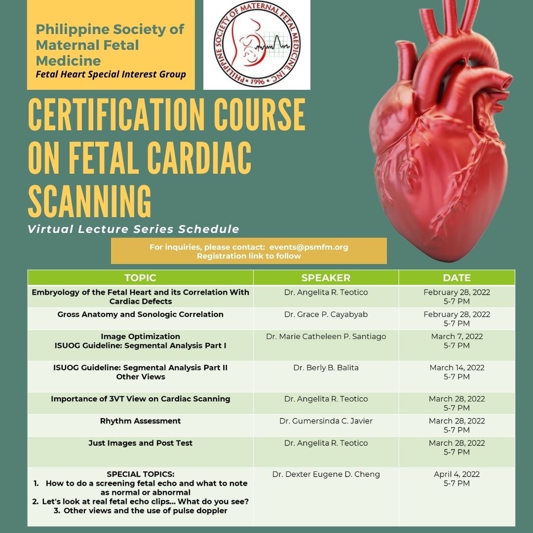 Certification Course on Fetal Cardiac Scanning