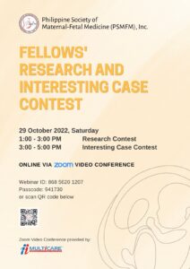 Fellows’ Research and Interesting Case Contest 2022
